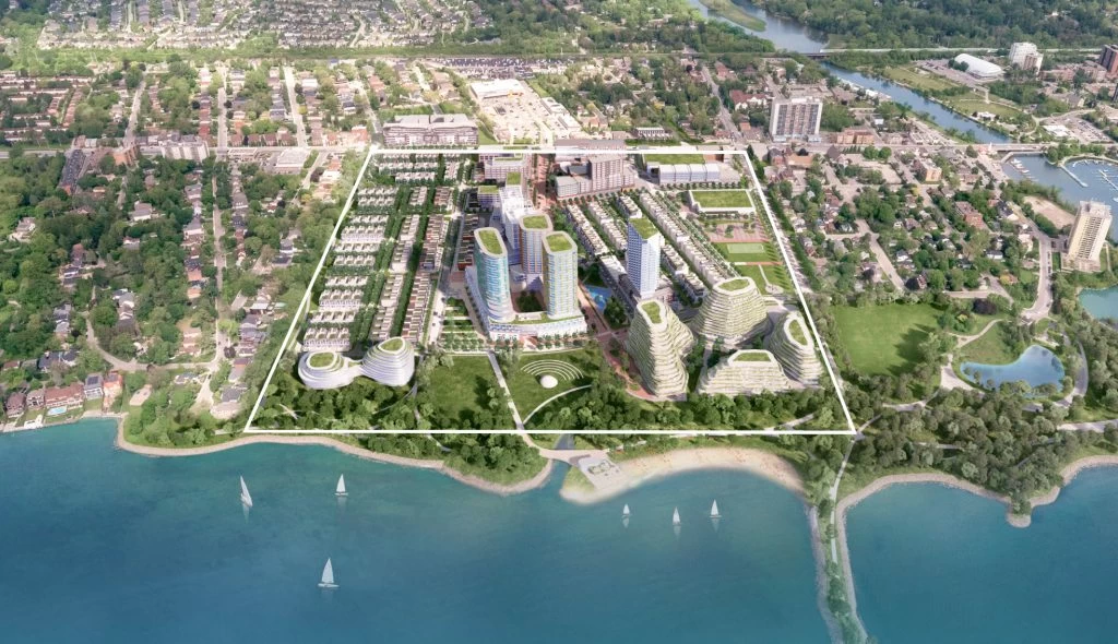 Brightwater Master Plan - aerial view